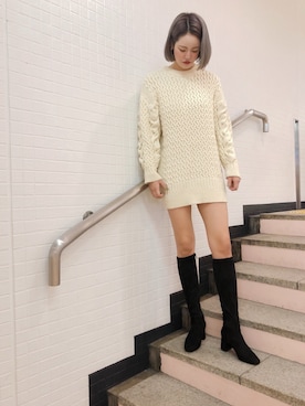 「REZOY（リゾイ）のアイテム」を使った、R&E_REZOY本部staffさん（レディース・164cm）の秋コーディネート