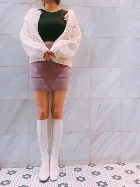 「REZOY（リゾイ）のアイテム」を使った、R&E_REZOY本部staffさん（レディース・164cm）の秋コーディネート