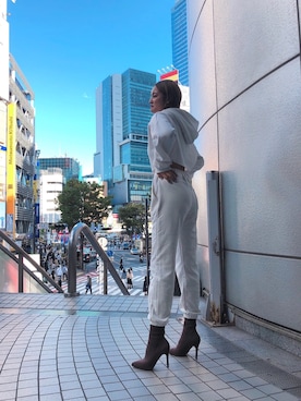 「ソックス➕ブーツ」｜R&E_REZOY本部staffさん（レディース・164cm）の秋コーディネート