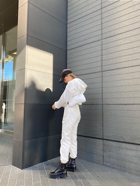 「R&E渋谷109スタッフコーデ」｜「アイテム（ブーツ）」を使った、R&E_REZOY本部staffさん（レディース・164cm）の秋コーディネート