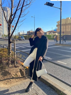 「R&E渋谷109スタッフコーデ」｜R&E_REZOY本部staffさん（レディース・164cm）の冬コーディネート
