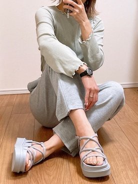 R&E_REZOY本部staffさん（レディース・162cm）の春コーディネート