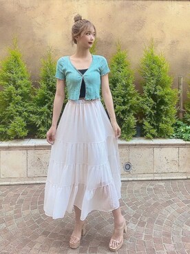 「REZOY（リゾイ）のアイテム」を使った、R&E_REZOY本部staffさん（レディース・165cm）の春コーディネート