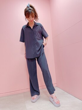 R&E_REZOY本部staffさん（レディース・162cm）の春コーディネート