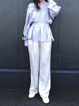 𝒦さん（レディース・153cm）の春コーディネート