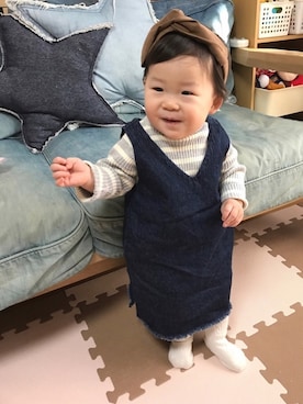 ☺︎May☺︎さん（キッズ・70cm）の冬コーディネート