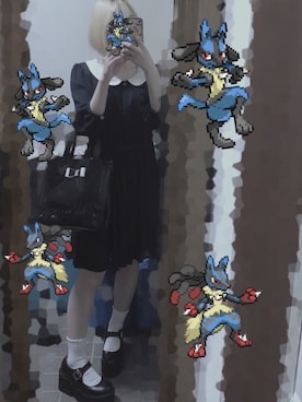 「Ted Baker（テッドベーカー）のアイテム（バッグ）」を使った、nekomori 居眠さん（レディース・148cm）の夏コーディネート