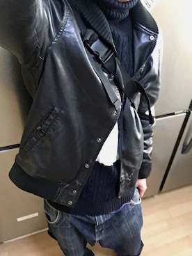 「Jungle Storm（ジャングルストーム）のアイテム（パンツ）」を使った、たちつてさん（メンズ・173cm）の冬コーディネート