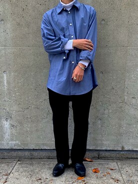 「endevice（エンデヴァイス）のアイテム（シューズ）」を使った、Kyoheiさん（メンズ・165cm）の冬コーディネート