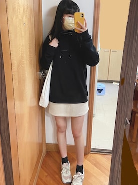 「New Balance」｜pikaさん（レディース・166cm）の冬コーディネート