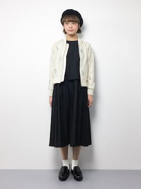 ずちに。さん（レディース・160cm）の冬コーディネート