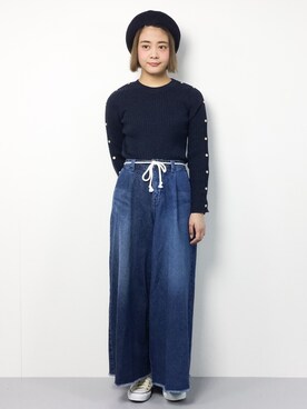 ずちに。さん(レディース・160cm)の冬コーディネート
