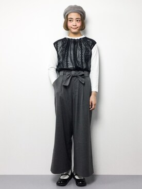 ずちに。さん(レディース・160cm)の冬コーディネート