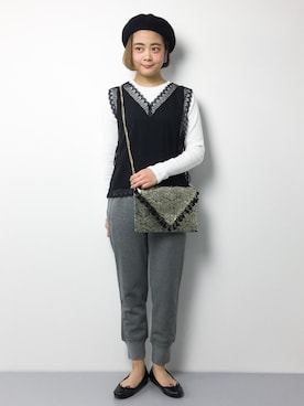 ずちに。さん（レディース・160cm）の冬コーディネート