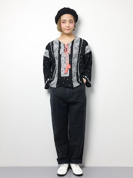 ずちに。さん(レディース・160cm)の冬コーディネート