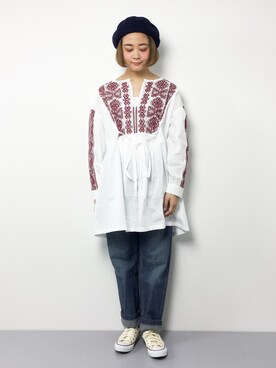 ずちに。さん（レディース・160cm）の冬コーディネート