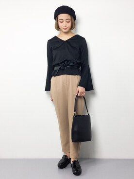 ずちに。さん（レディース・160cm）の冬コーディネート