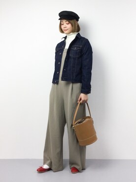 ずちに。さん（レディース・160cm）の冬コーディネート