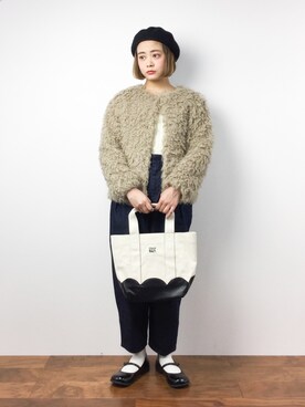 ずちに。さん(レディース・160cm)の冬コーディネート