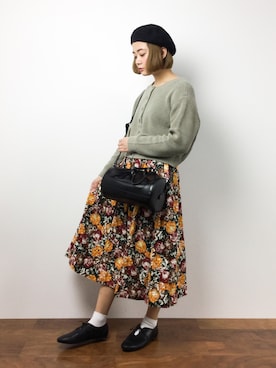 ずちに。さん(レディース・160cm)の冬コーディネート