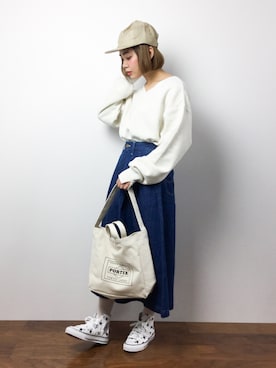 ずちに。さん（レディース・160cm）の冬コーディネート