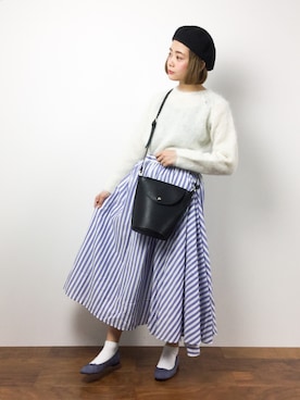 ずちに。さん（レディース・160cm）の冬コーディネート