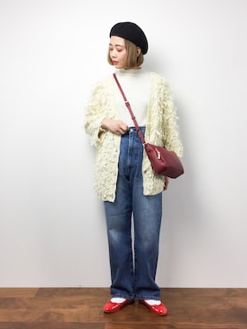 ずちに。さん(レディース・160cm)の冬コーディネート