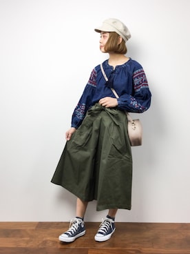 ずちに。さん(レディース・160cm)の冬コーディネート