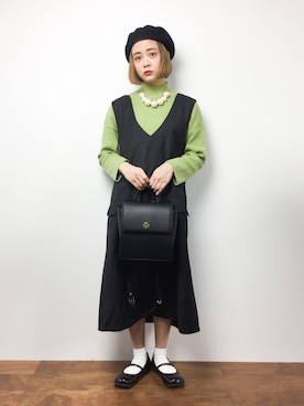 ずちに。さん（レディース・160cm）の冬コーディネート