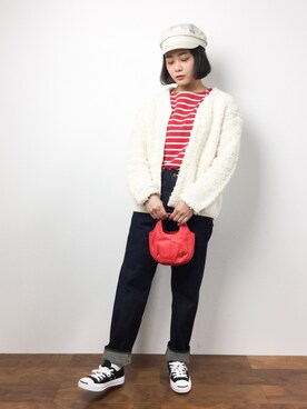 ずちに。さん（レディース・160cm）の冬コーディネート