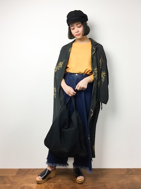 「MASTER&Co（マスターアンドコー）のアイテム（バッグ）」を使った、ずちに。さん（レディース・160cm）の冬コーディネート