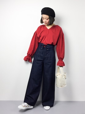 ずちに。さん(レディース・160cm)の春コーディネート