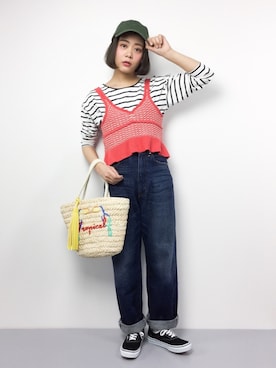 ずちに。さん（レディース・160cm）の春コーディネート