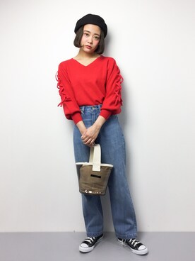 ずちに。さん（レディース・160cm）の春コーディネート