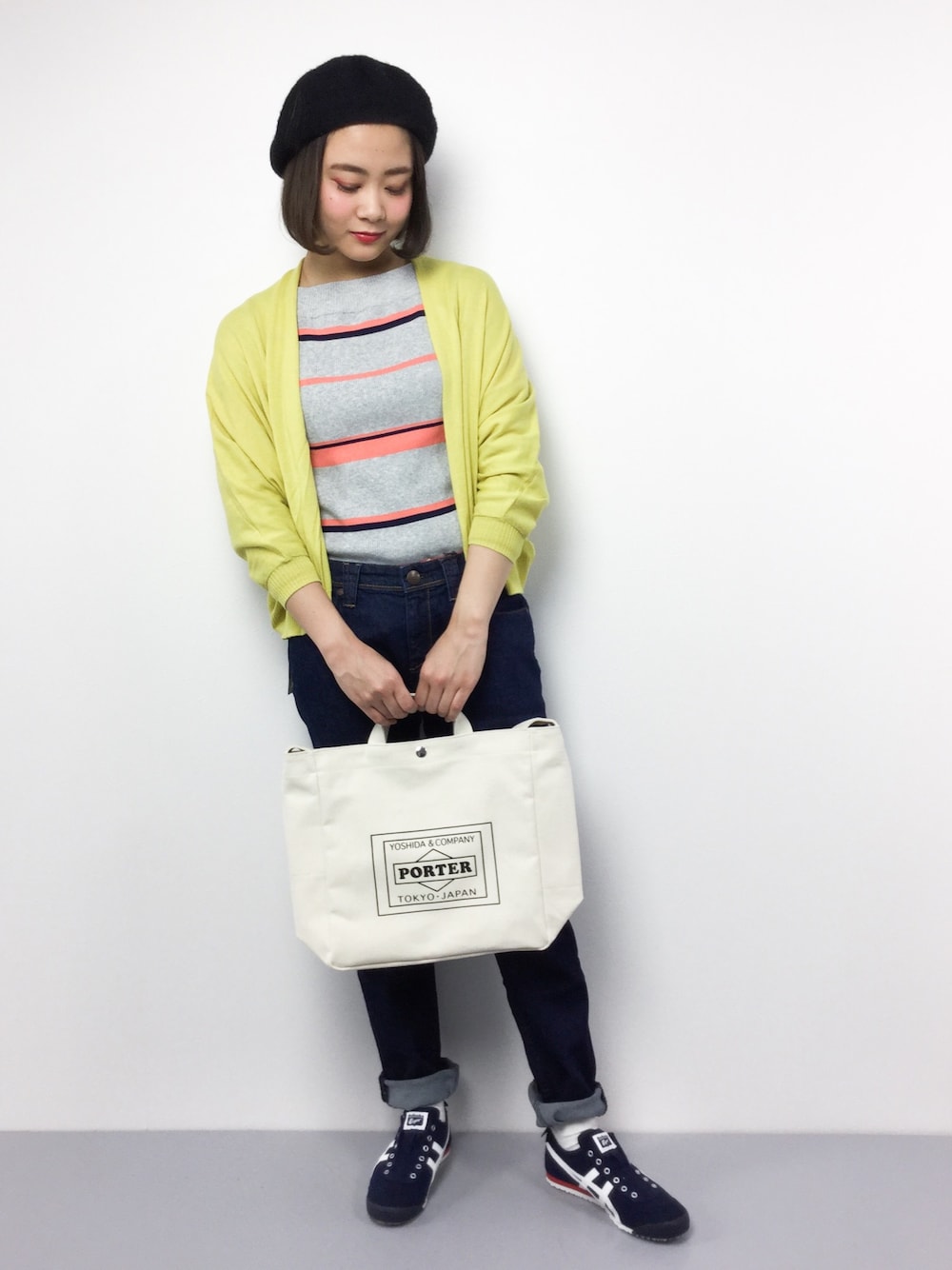 Spick &amp; Span - マルチボーダー♡オフショルニット Spick & Span - マルチボーダー♡オフショルニットの通販 by