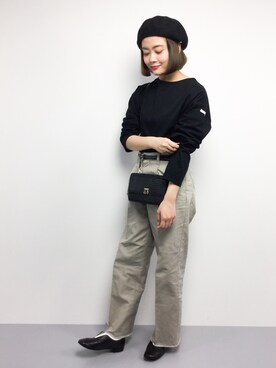 「NANO universe（ナノユニバース）のアイテム（その他シューズ）」を使った、ずちに。さん（レディース・160cm）の春コーディネート