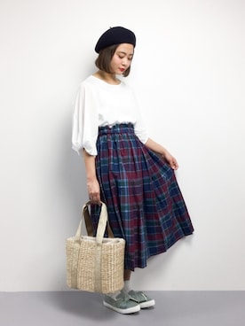 ずちに。さん(レディース・160cm)の春コーディネート