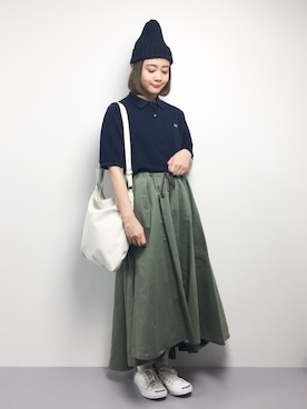 「TONE SELECT GOODS（トーンセレクトグッズ）のアイテム」を使った、ずちに。さん（レディース・160cm）の春コーディネート