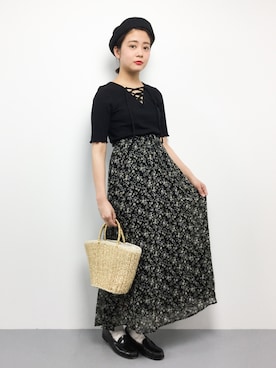 ずちに。さん(レディース・160cm)の春コーディネート