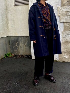 L.L.Bean（エルエルビーン）のダッフルコートを使った人気ファッション