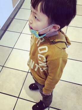 aruさん（キッズ・100cm）の冬コーディネート