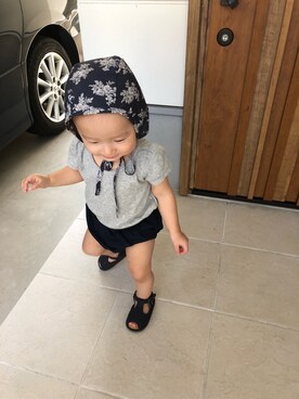 aruさん（キッズ・80cm）の夏コーディネート