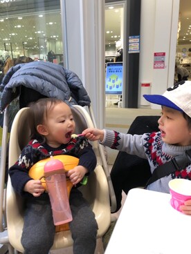 aruさん（キッズ・110cm）の冬コーディネート