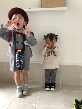 aruさん(キッズ・90cm)の春コーディネート