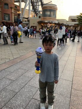 「e.a.B（エーアーベー）のアイテム」を使った、aruさん（キッズ・110cm）の春コーディネート