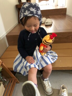 aruさん（キッズ・80cm）の春コーディネート