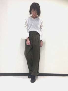 JEANASIS 長崎店STAFFさん(レディース・156cm)の冬コーディネート