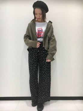 JEANASIS　長崎店STAFFさん（レディース・156cm）の春コーディネート
