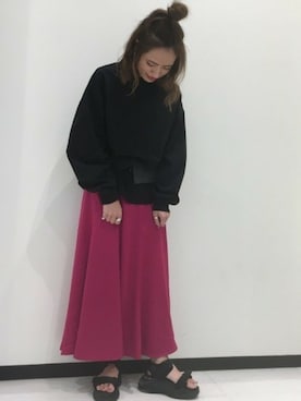 JEANASIS　長崎店STAFFさんの「スニーカーサンダル/796588」を使ったコーディネート