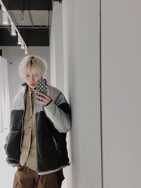 「meanswhile（ミーンズワイル）のアイテム（パンツ）」を使った、killingechoさん（レディース・174cm）の春コーディネート